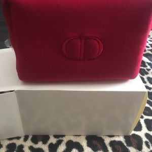 DIOR Limited Edition Cosmetic Makeup Bag Exclusive Fragrance Gift